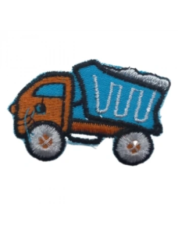 Aplike Ütü İle Yapışan Kamyon Mavi Arma 2x3 Cm