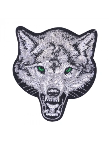 Aplike Ütü İle Yapışan Kurt Yeşilgöz Arma 7x6 Cm
