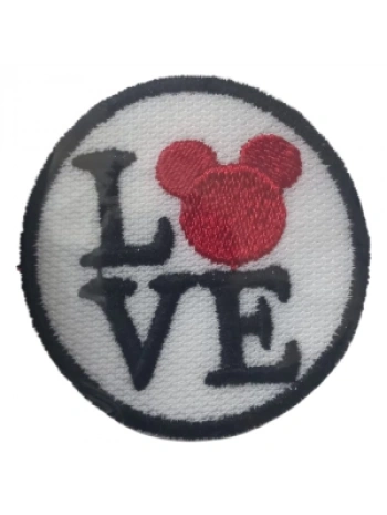 Aplike Ütü İle Yapışan Love Pati Arma 4 Cm