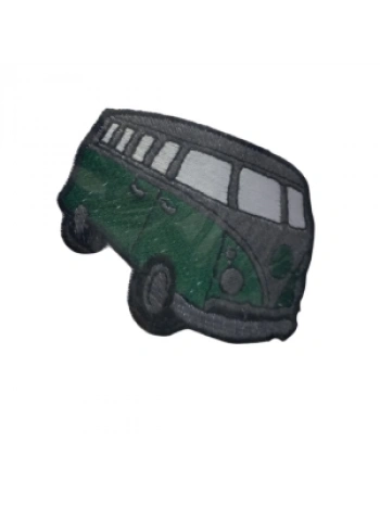 Aplike Ütü İle Yapışan Otobüs Yeşil Arma 14x2,5 Cm