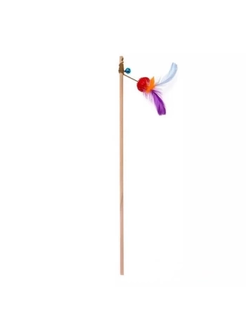 Aquael Ecomfy Toy Gaia Rod Ball Tüylü Kedi Oltası Oyuncağı 50 Cm