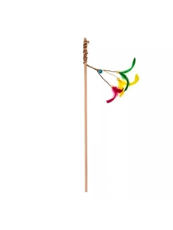 Aquael Ecomfy Toy Gaia Rod Tüylü Kedi Oltası Oyuncağı 50 Cm