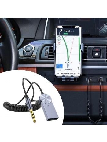 Araba için Bluetooth Aux Alıcısı Wireless Araç Kiti (5047)