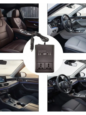 Araç Çakmak Girişli Güç İnvertörü 150W