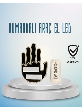 Aracınız İçin Eğlenceli ve Güvenli İletişim: LED Jest Lambası, Uzaktan Kumandalı, Kolay Montaj