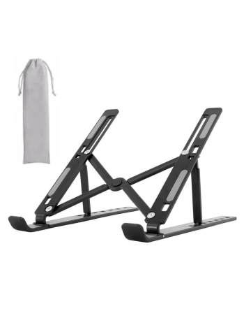 AŞINABİLİR KATLANIR ALÜMİNYUM TABLET/NOTEBOOK/LAPTOP STAND (10 - 15.6) (5047)