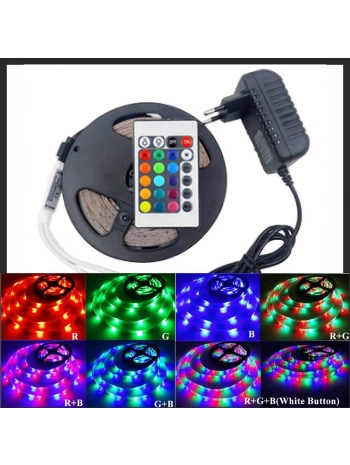 Atek Led Işık 5 Metre Şerit Led RGB Işıklı (5047)