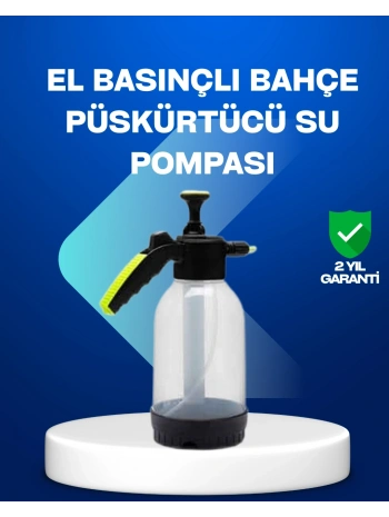 Basınçlı Manuel Köpük Pompası 2L Ayarlanabilir Sprey Başlıklı Temizlik