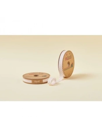 Biye Puanlı Katlı B06 Turuncu 2 Cm 25 Metre %65 Koton %35 Polyester