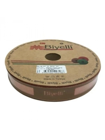 Biye Simli Katlı 301 2 Cm 25 Metre %50 Simli % 50 Polyester