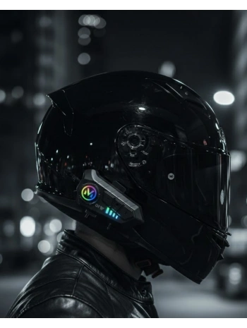 Bluetooth 5.3 Kask İçi Intercom Kulaklık 1000 m Mesafe 1000 mAh