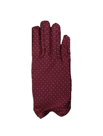 Bordo Renk Puanlı Çocuk Eldiveni (5047)
