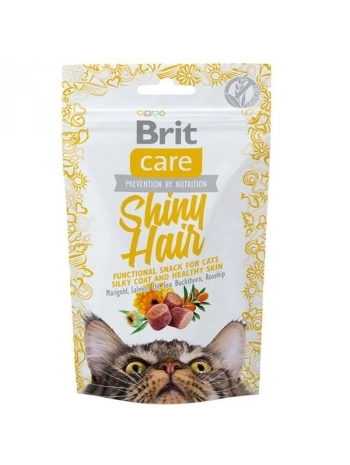 Brit Care Shiny Hair Kedi Bisküvisi 50 Gr