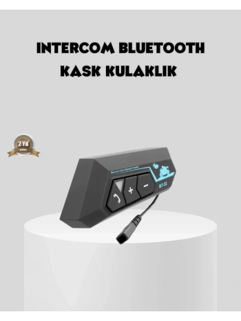 BT22 Kask İçi Bluetooth Kulaklık Hızlı Eşleşme ve Gürültü Önleyici Mikrofon