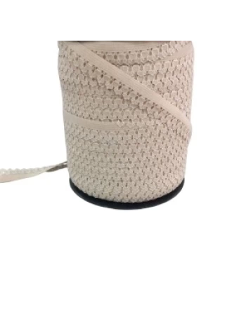 Çamaşır Askısı Şerit en 1 cm Bej 5 Metre