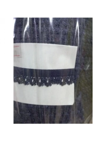 Çamaşır Lastiği Dantelli 1 Cm 1 Metre Lacivert