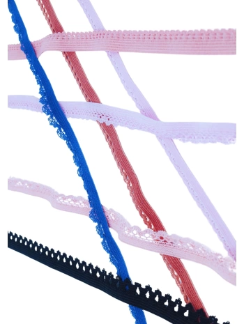 Çamaşır Lastiği Dantelli 1 cm 75 Metre 1 Top Beyaz 1. Model