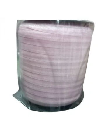 Çamaşır Lastiği Düz 1 Cm  1 Metre Açık Pembe