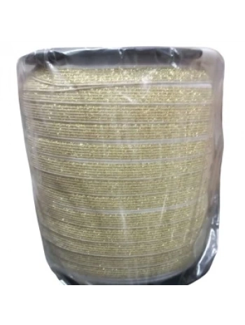 Çamaşır Lastiği Düz 1 Cm  1 Metre Gold