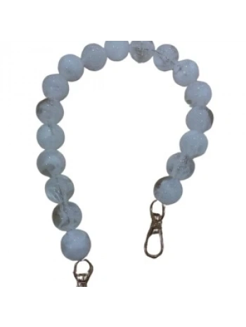 Çanta Askısı 40 Cm Akrilik Yuvarlak Sedef