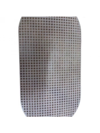 Çanta Kanvası Oval 30x15 Cm Beyaz