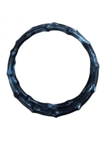 Çanta Sapı Akrilik Yuvarlak Siyah