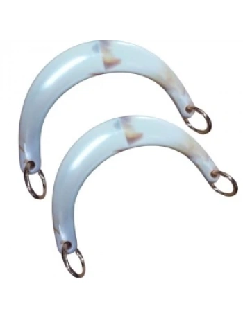 Çanta Sapı Ay Model Beyaz 17 Cm