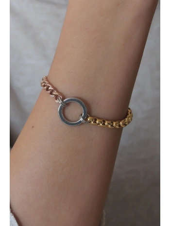 Çelik Mix Renk Kadın Bileklik