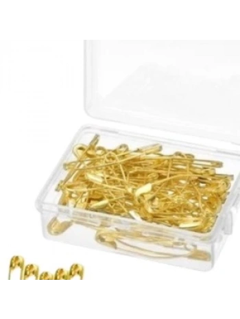 Çengelli İğne 50li Altın Kutuda 3cm