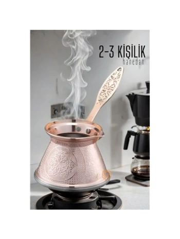 Cezve 2-3 Kişilik ROSE İndüksiyon Tabanlı