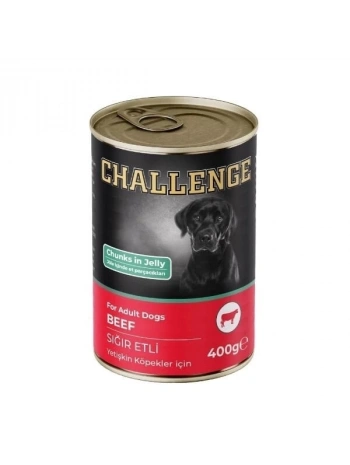 Challenge Sığır Etli Yetişkin Konserve Köpek Maması 400 Gr