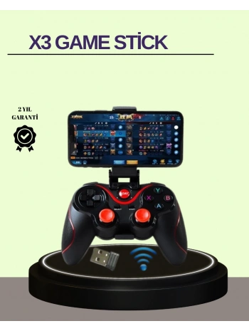 Çift Analog Joystick ve 14 Tuşlu Bluetooth Oyun Kumandası