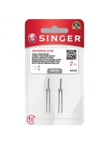 Çift İğne 2mm. (2li Blister/14 No.)