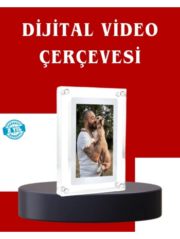 Çift Stereo Hoparlörlü 7 İnç Dijital Fotoğraf Çerçevesi – Zengin Ses Deneyimi