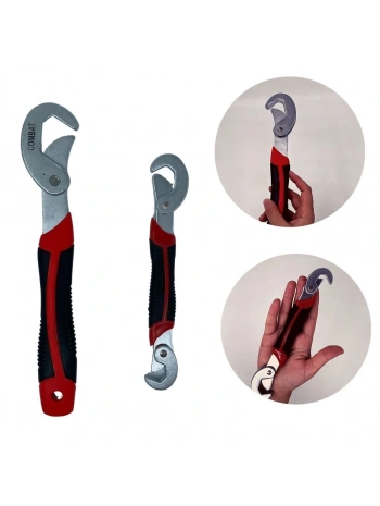 Çok Fonksiyonlu Ergonomik Ayarlanabilir Büyük Küçük Akıllı Pense Anahtar 2li Set (5047)