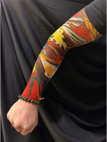 Çorap Dövme Giyilebilir Kol Bacak Dövmesi Likralı 2 Adet Model 25 (5047)