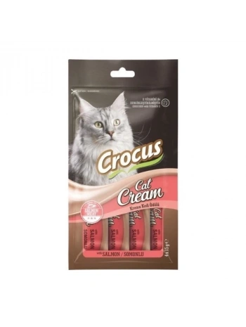Crocus Somonlu Sıvı Kedi Ödül Maması 15 Gr 4 Adet