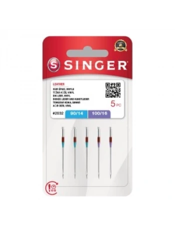 Deri İğnesi Karışık (5li Blister)(3x14, 2x16 No.)