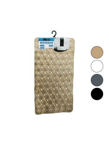 DİKDÖRTGEN - PLASTİK KABARTMA ÇİÇEK DESEN- RENKLİ 92PCS VANTUZ KAYDIRMAZ BANYO- KÜVET PASPAS 36X67CM (5047)