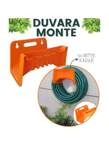 Duvara Monte Malzeme Askılı Hortum ve Kablo Askısı