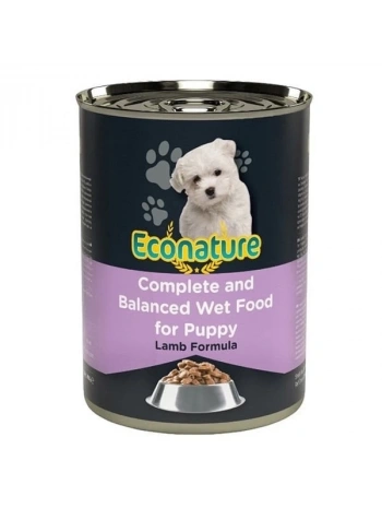 Econature Kuzu Etli Yavru Köpek Konservesi 400 Gr