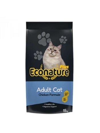 Econature Plus Tavuklu Yetişkin Kedi Maması 15 Kg