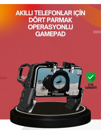 Ergonomik Tetik Tasarımlı Mobil Oyun Gamepad Tutucu