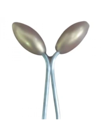 Eşarp Klipsi Başak Model Krem 1 Adet