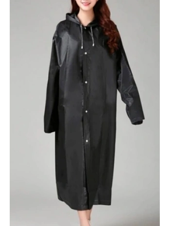 EVA SİYAH PARDESÜ YAĞMURLUK (5047)