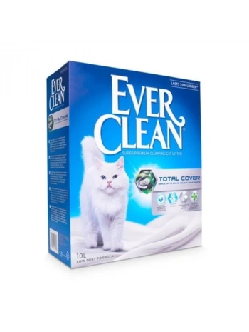 Ever Clean Total Cover Kokusuz Topaklanan Kedi Kumu 10 Lt