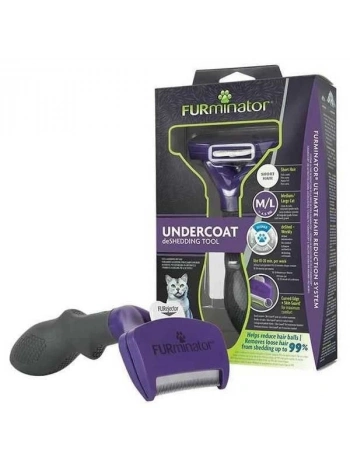 Furminator Uzun Tüylü Kedi Tüy Tarağı Large