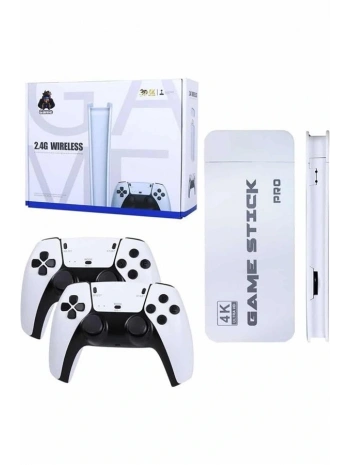 Game Stick 4K Retro Çift Kollu Atari Oyunlari +20000 Oyunlu Konsol Nostalji