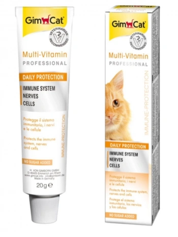 Gimcat Multi Vitamin Paste 12 Vitaminli Kedi Malt Macunu 20 Gr