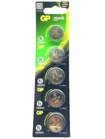 GP LITHIUM CR-2032-2CPU5 PARA PİLİ 3V 5Lİ KART (5047)